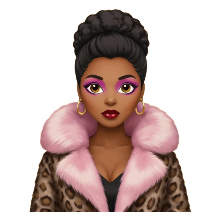 black skin mob wife sticker