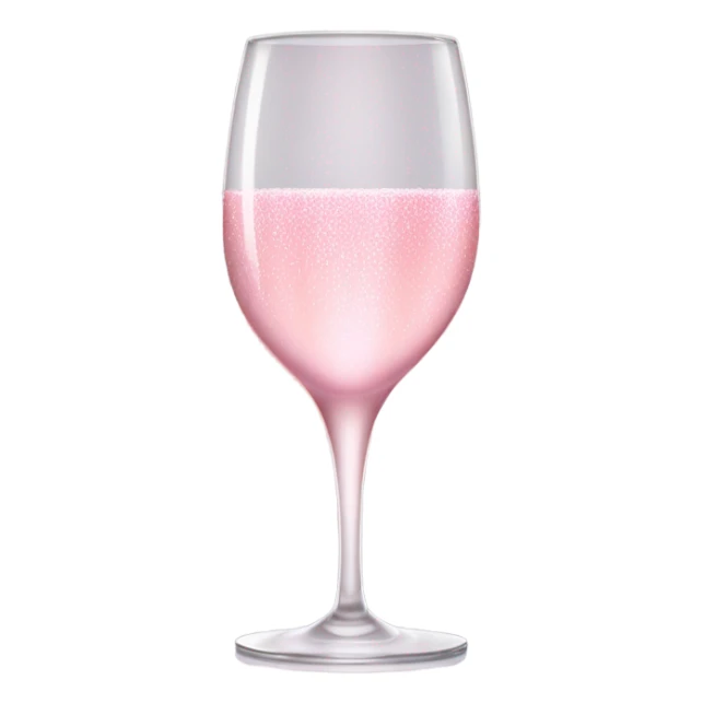 pink champagne glass sticker