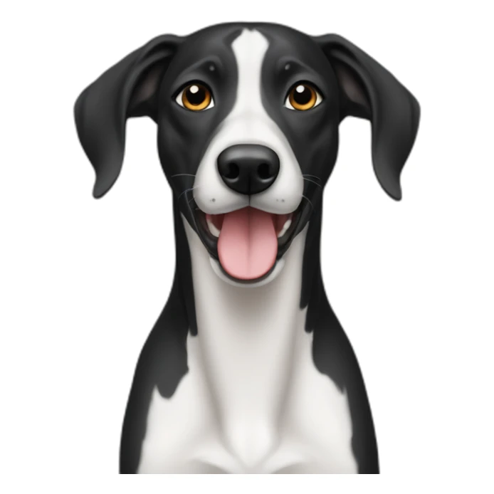 Black Son of greyhound and retriever sticker