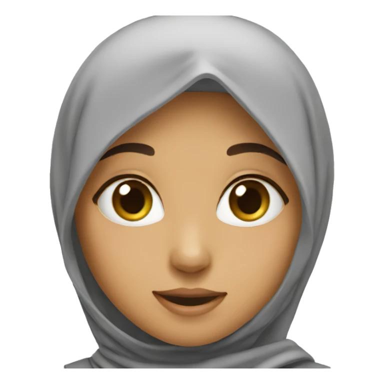 Muslim Girl talking english  sticker