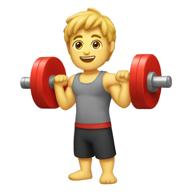 dumbell sticker