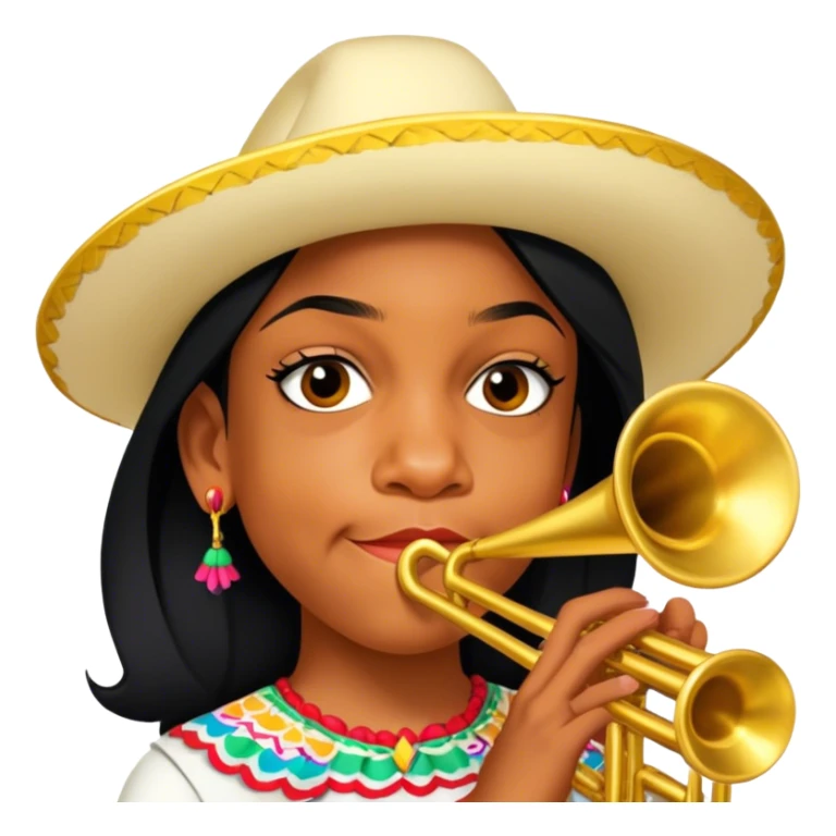 Mariachi Trumpet Player sticker