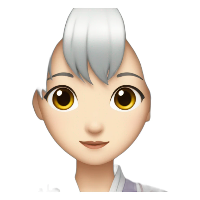 Anime Japanese girl sticker