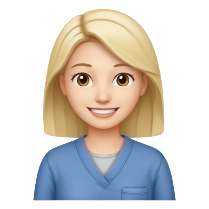 woman patient casual cloth sticker