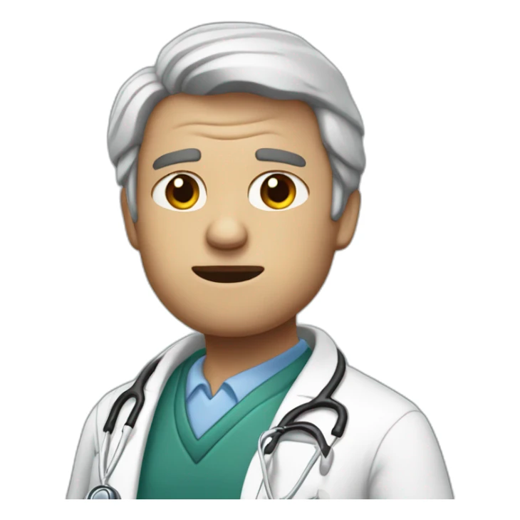 Harold-hold-the-pain-as-doctor sticker