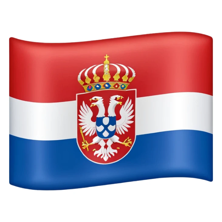 1 emoji for serbia in 1944 sticker