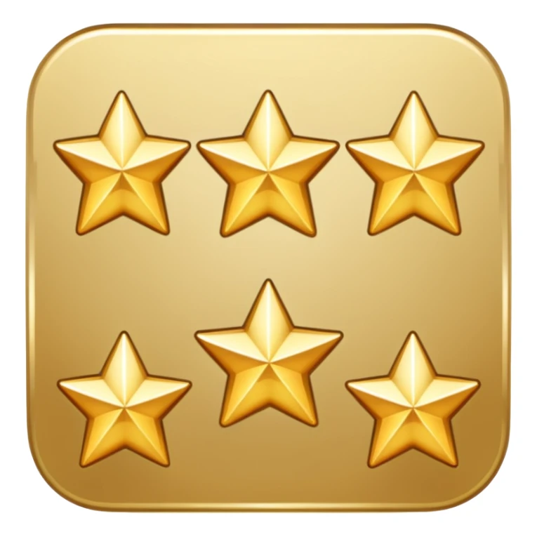 4.5 stars with the 5th star half of it filled sticker