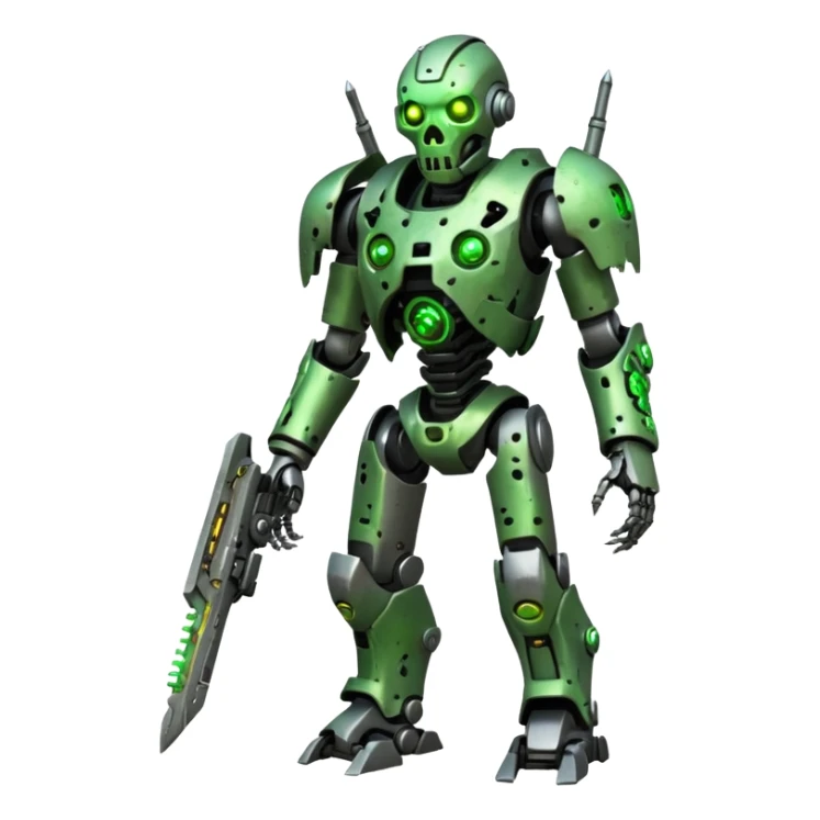 Zombie protogen-primagen-fusion-hybrid, full body sticker