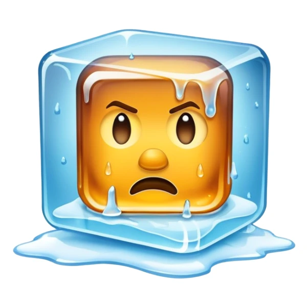 Movie sign with ice cube  sticker