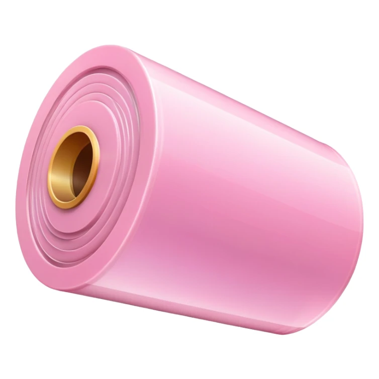 Light pink movie film roll sticker