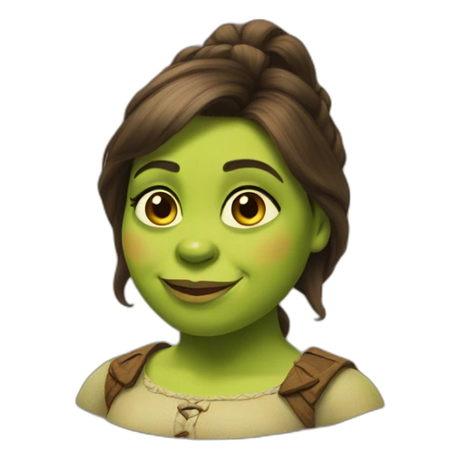 female shrek sticker