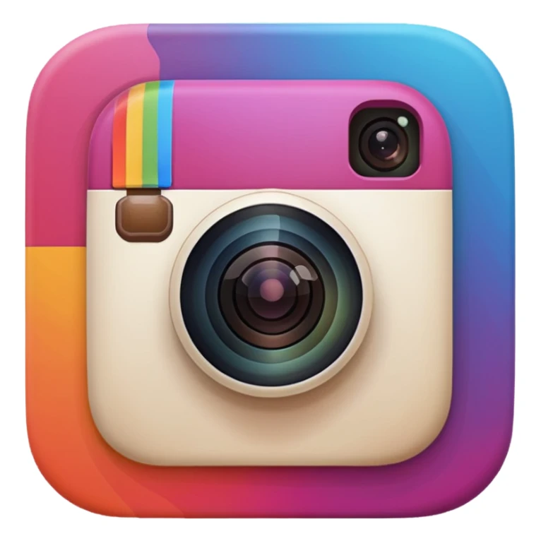 make an icvon of insatram sticker