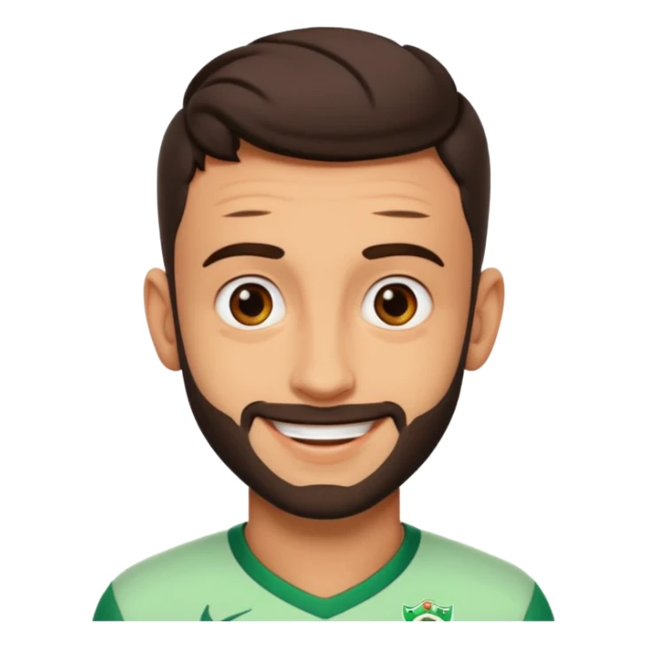 Realistic emoji of Bruno Fernandes sticker