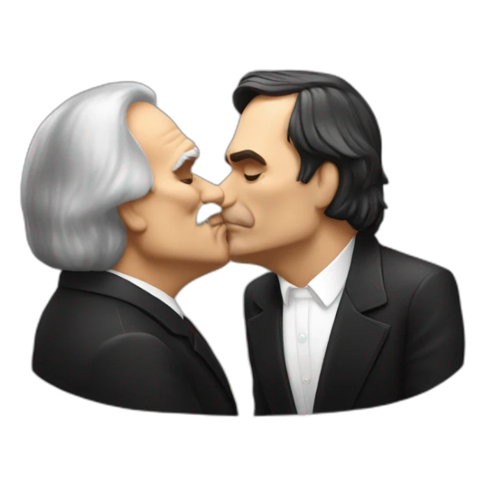 bolsonaro-kissing-karl-marx sticker
