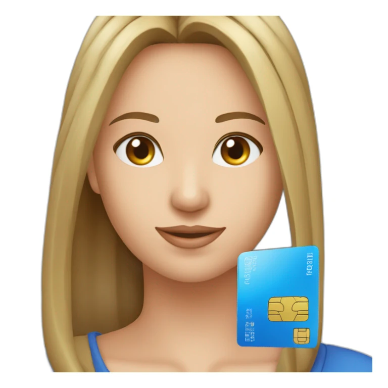 Carte bleu dans un lecteur de carte paiement refusé sticker