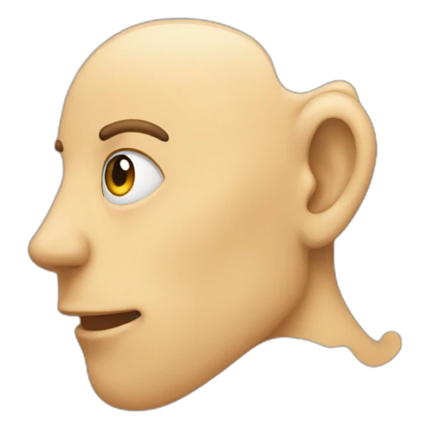 covering ear sticker