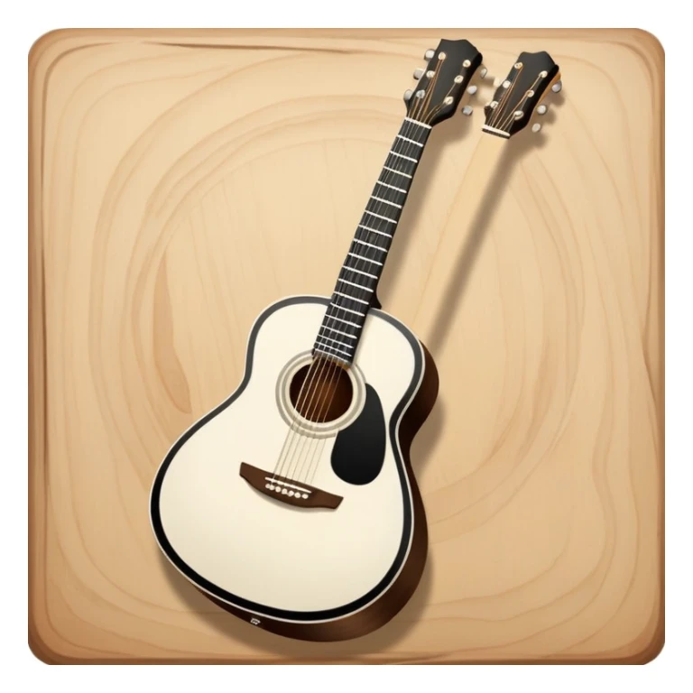 i need a black and white guitar as emoji sticker