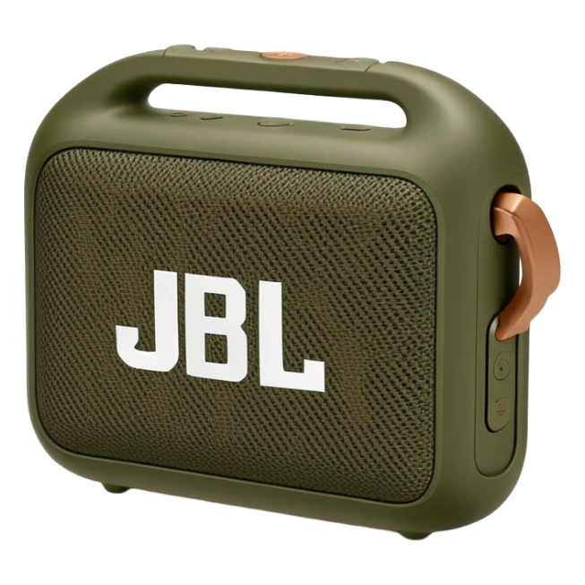 JBL Go Clip 4 bluetooth speaker in camouflage pattern sticker