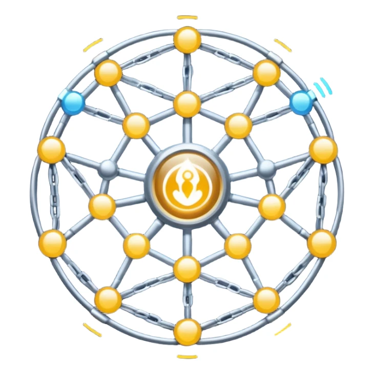 Can you create a picture for an AI LLM model router showing it as a hub connecting different LLMs?  sticker