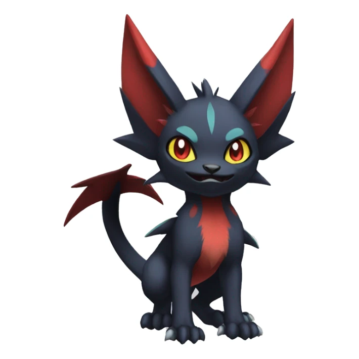 Noivern-Litten-Zorua full body sticker
