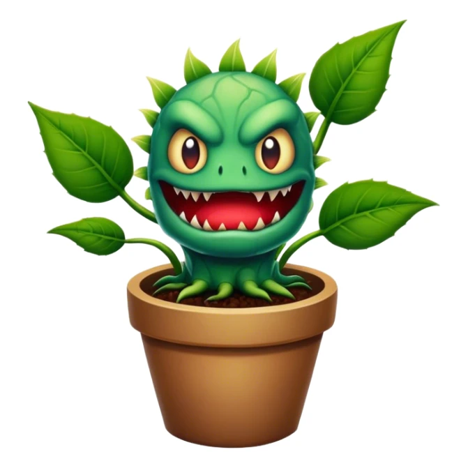 Little shop of horrors plant  sticker