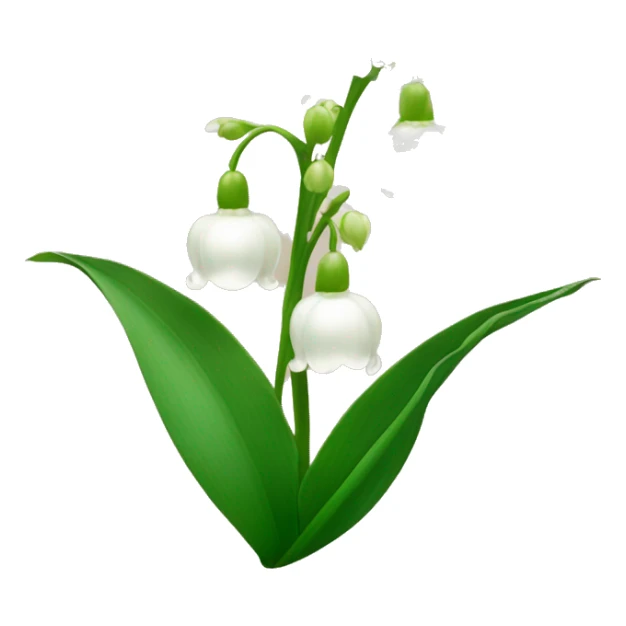 lily of the valley flower  sticker