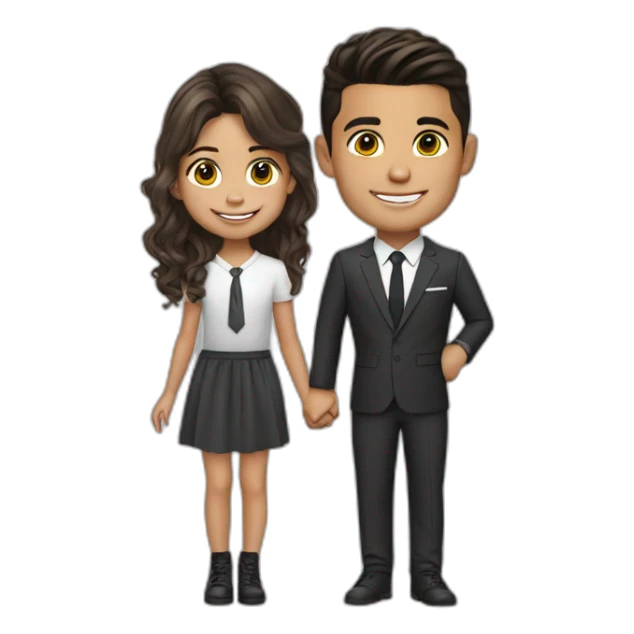 me and cristiano ronaldo junior sticker