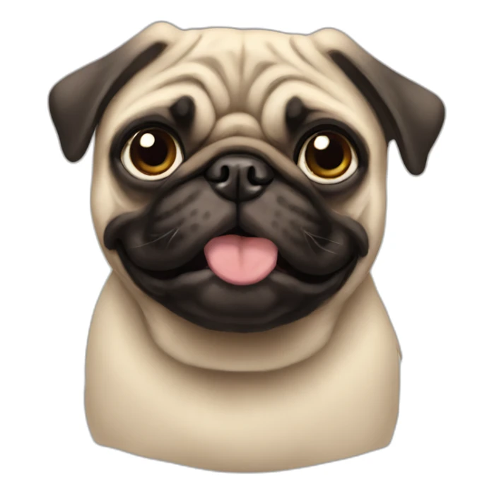 Pug sticker