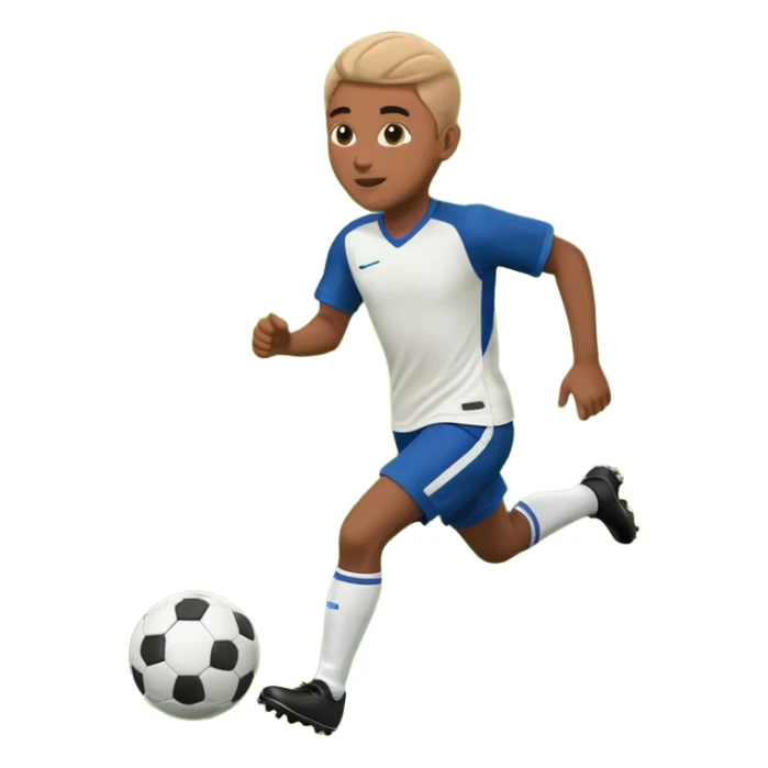 Lamine Yamal playing soccer sticker