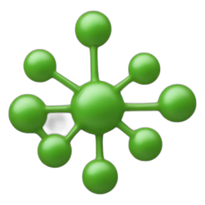 Organic chemical structure of cannabis.  sticker