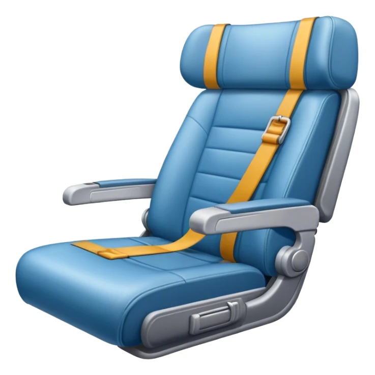 plane seat seatbelt sticker
