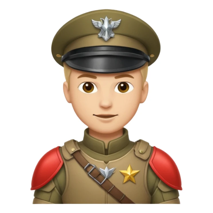 A swift auxiliary soldier in lighter armor, confidently smirks as he prepares to charge.
 sticker