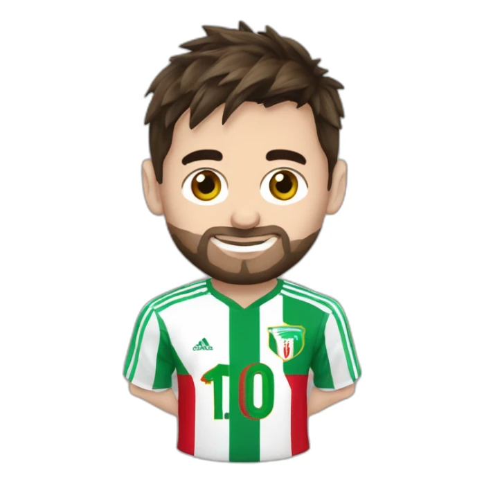 Messi avec le maillot de l’Algérie  sticker