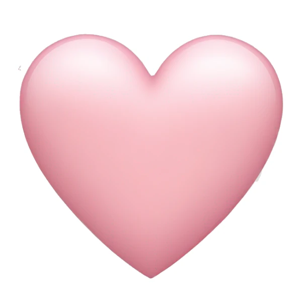 Light pink heart sticker
