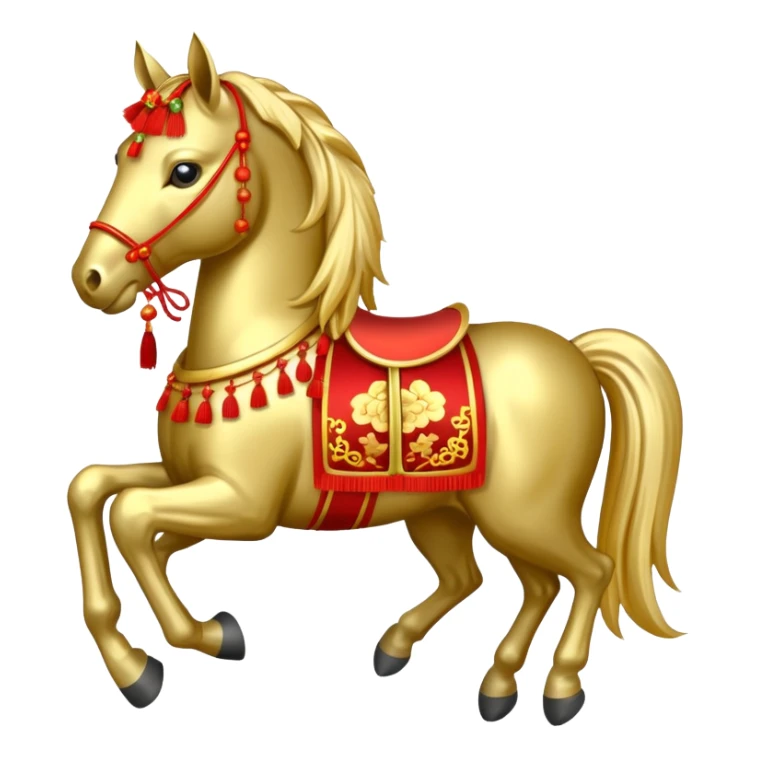 Chinese new year horse sticker