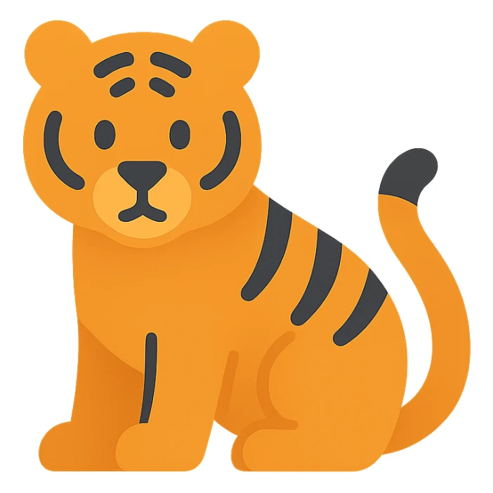 Tiger sticker