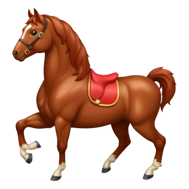 High resolution of A horse sticker