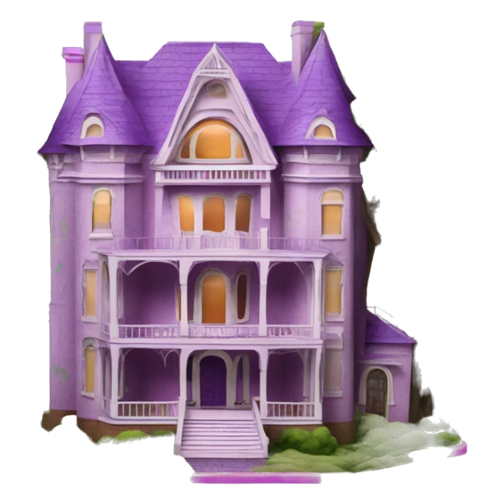 Paperscape Barbie’s sprawling 5 story tall haunted dream mansion  sticker