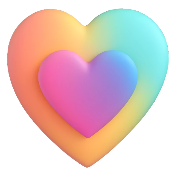 Instagram icon pastel pink and heart sticker
