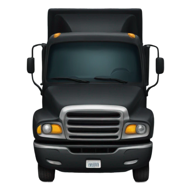 Black truck  sticker