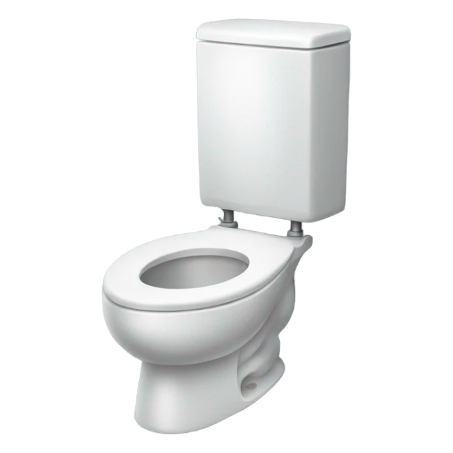 toilet with a head sticking out sticker