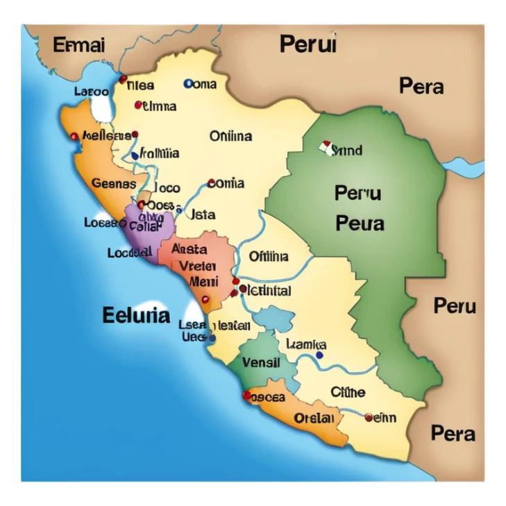 I want that you generate an correct Peru map emoji sticker