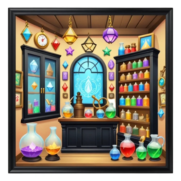 Magic Shop in Harry Potter film
 sticker