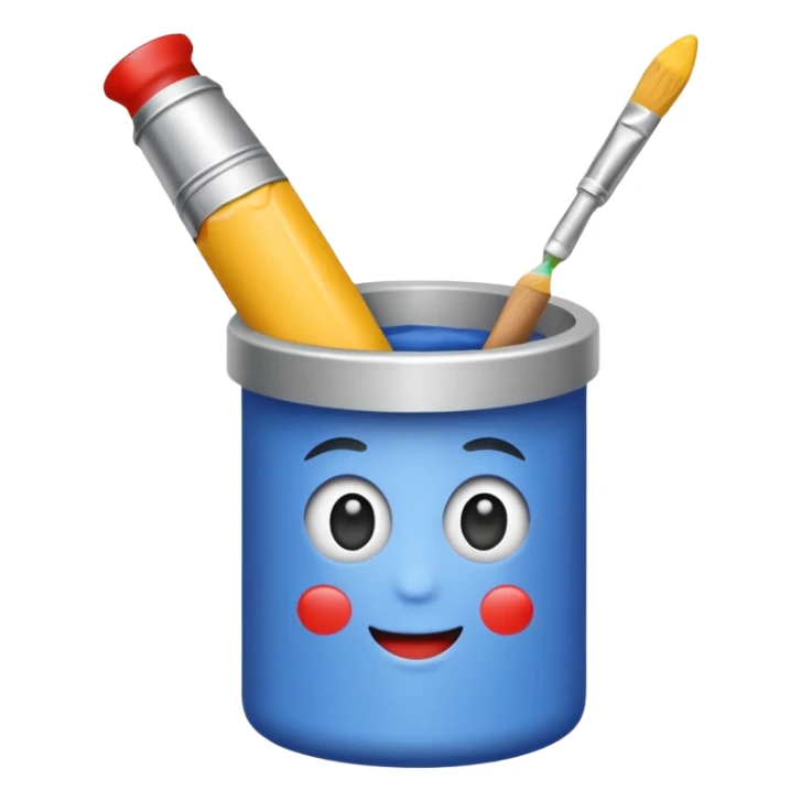 artist paint tube  sticker