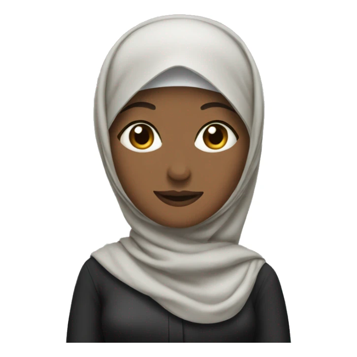 woman wearing hijab sticker