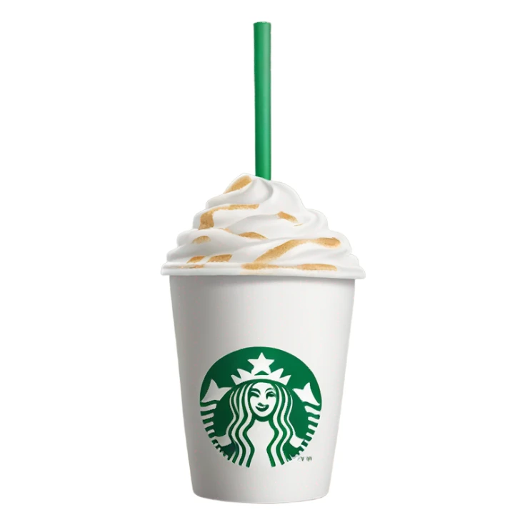 Starbucks coffee with the name Emilia on it sticker