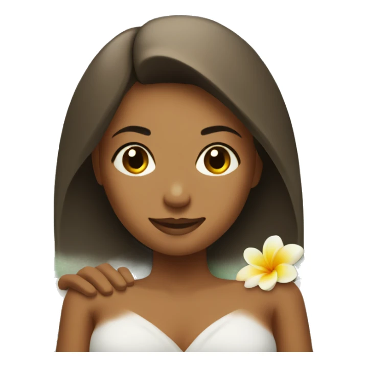 Girl relaxing in spa sticker