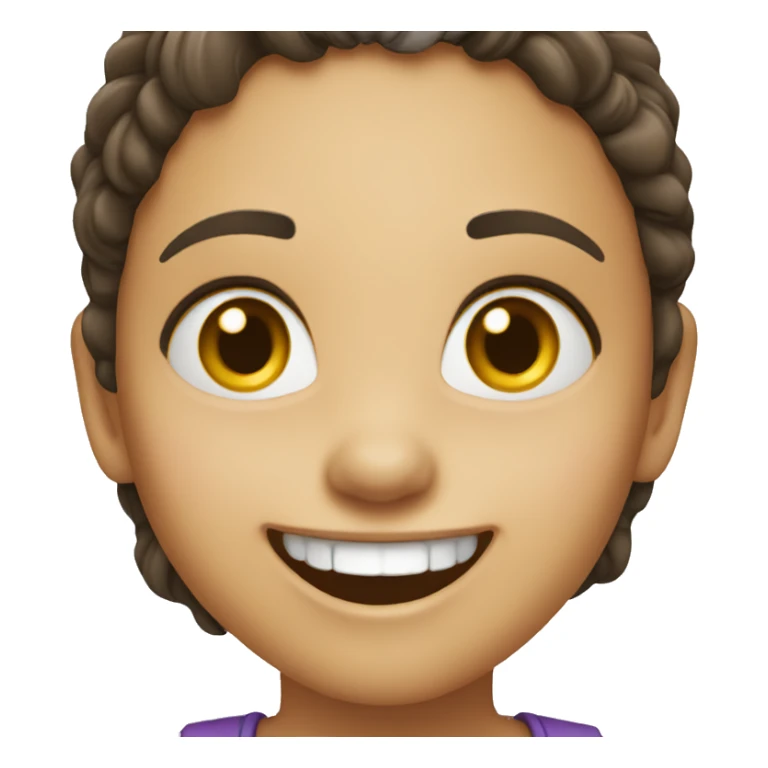 smiling girl waving hey!! sticker