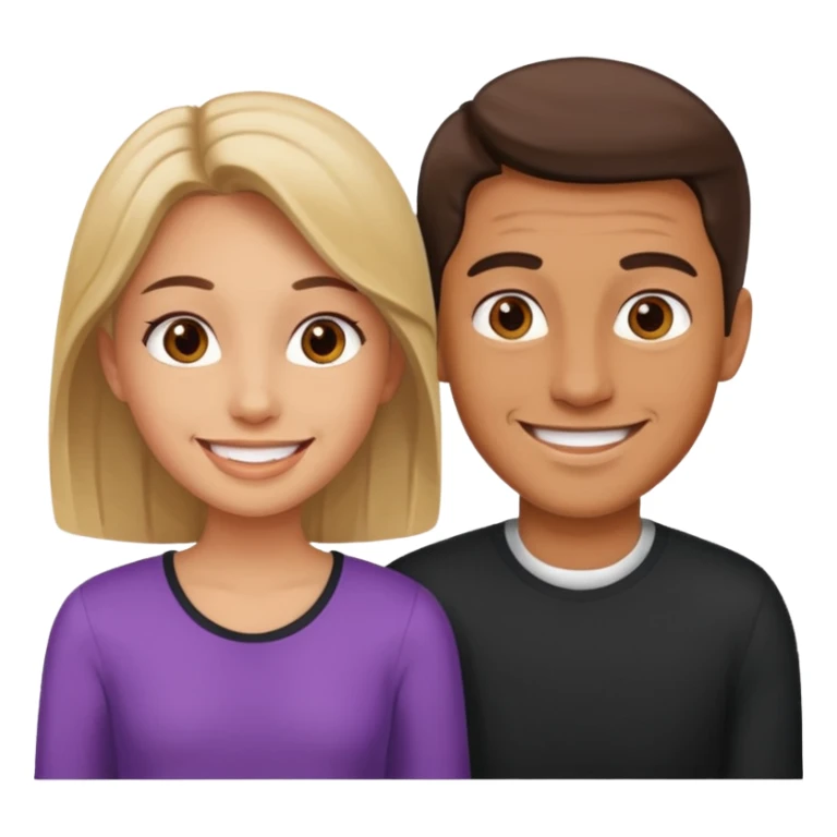 man in school with a girl sticker