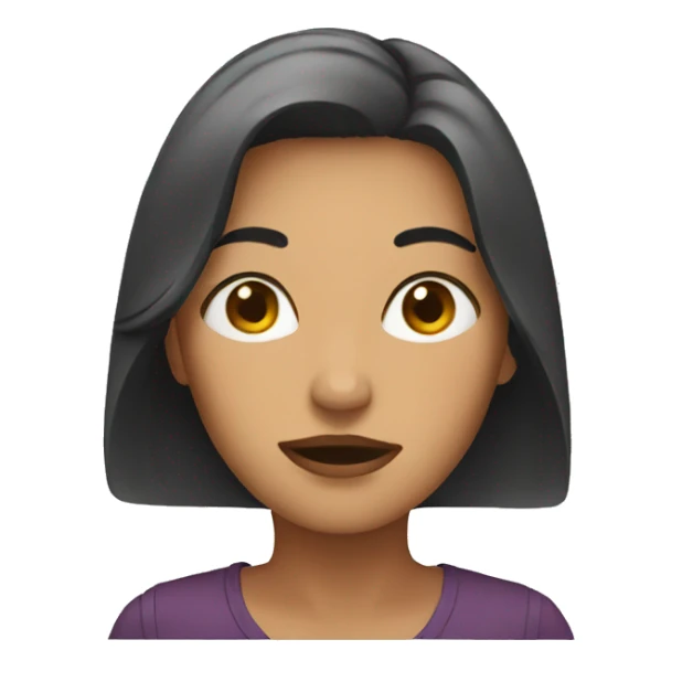 sigh (woman) sticker